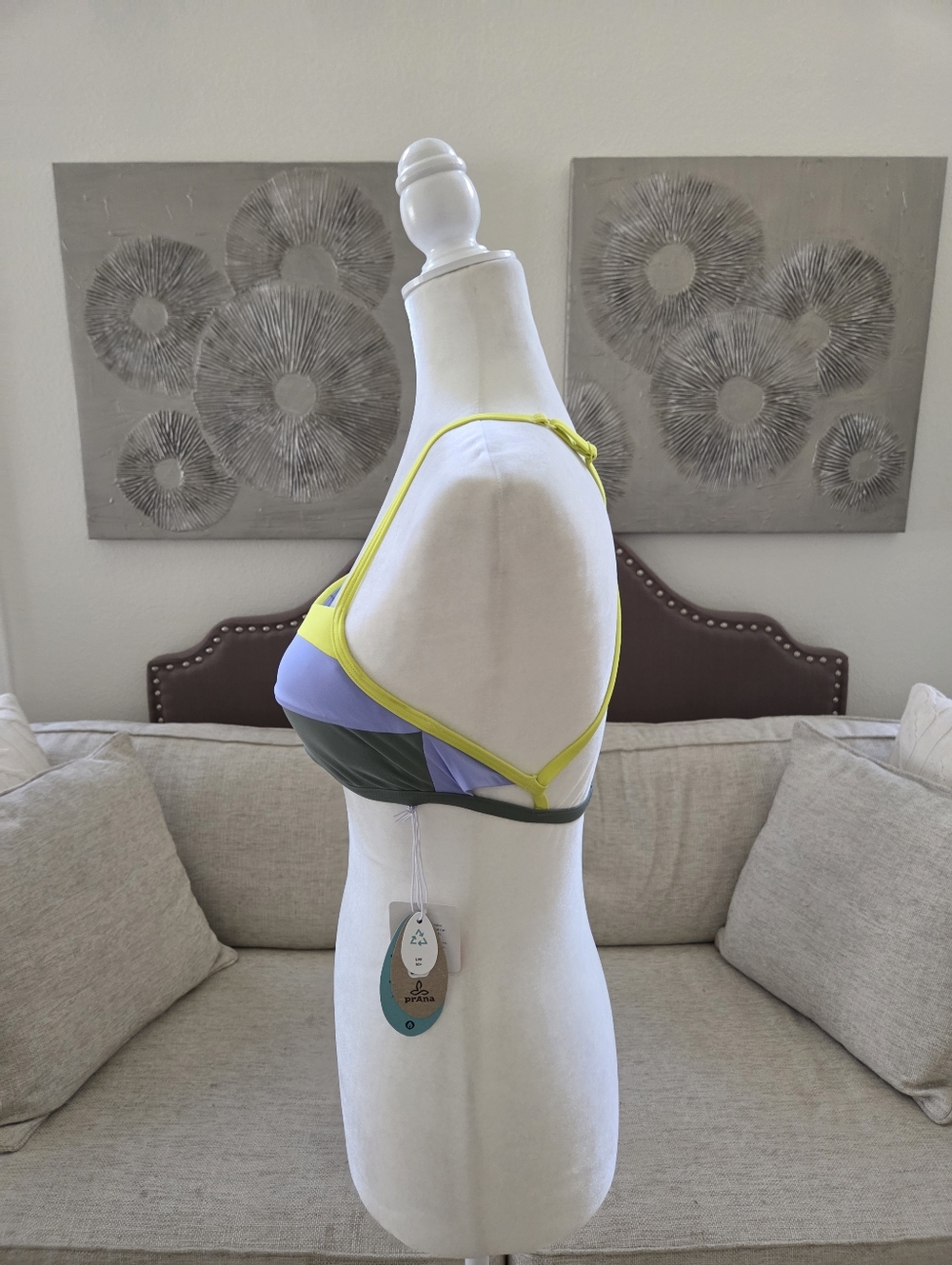 Prana Lurisia Swim Top Sz Sm - Picture 7 of 12